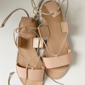 Club Monaco leather sandals size 37